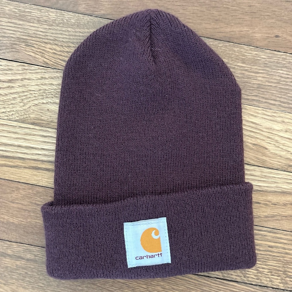 Carhartt Dark Purple Knit Beanie